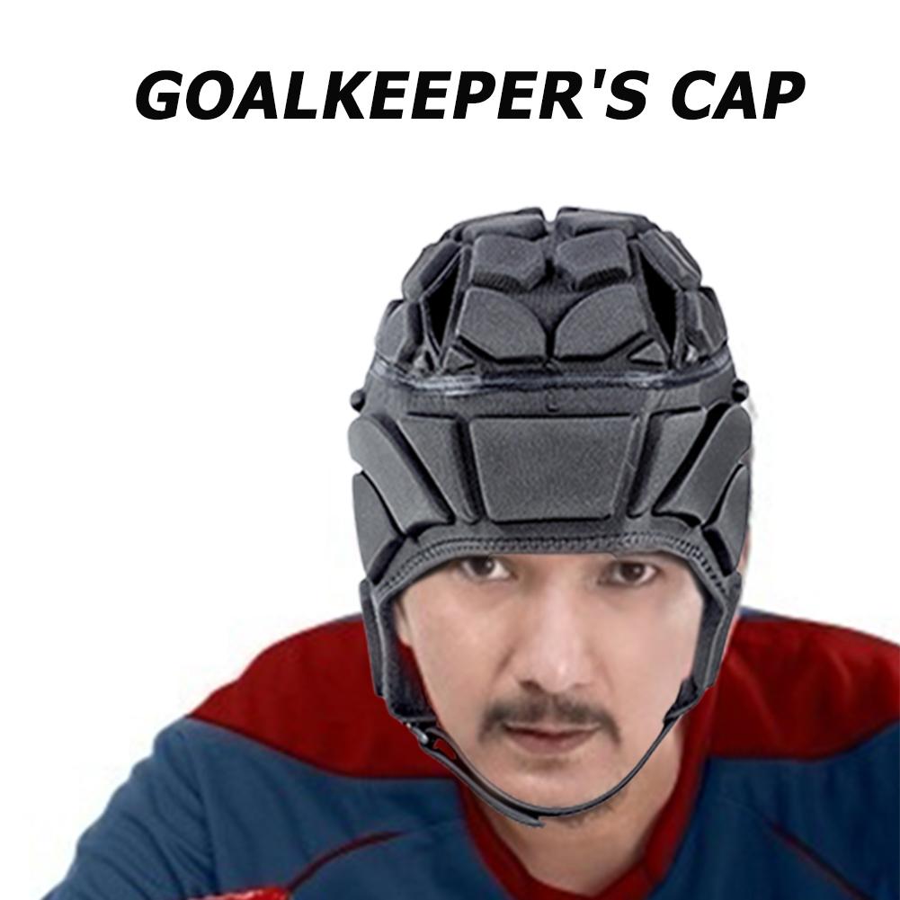 Four Sizes Football Rugby Goalkeeper Helmets Breathable Adjustable Lace Cycling Head Guard EVA Sponge Sports Headgear